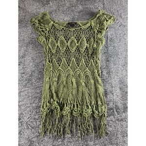 Women’s It’s Pink Green Top Large